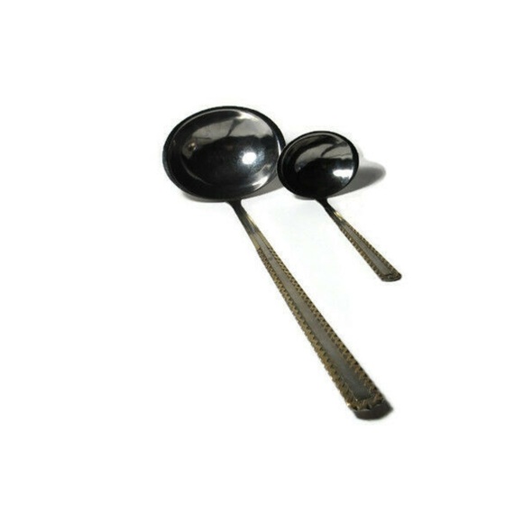 Soup Ladle 2 piece Set Solingen Germany Mixed Colo - Picture 2 of 5